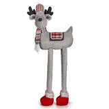 Decorative Figure Christmas Reindeer Red Grey 23 x 55 x 49 cm (4 Units)-1