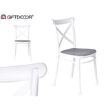 Chair Ibergarden PC-175 PC-175 White Grey 4 Units-2