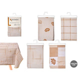 Tablecloth Kinvara Brown 140 x 240 cm (24 Units)-3
