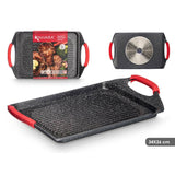 Barbecue Kinvara White Black Red Silicone Aluminium 34 x 26 cm-2