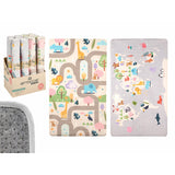 Playmat Gift Decor animals 140 x 0,6 x 80 cm Multicolour (12 Units)-2