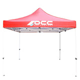 Carp OCC Motorsport OCCCARP02 Racing Red Polyester 420D Oxford 3 x 3 m-7