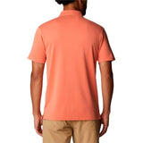 Men’s Short Sleeve Polo Shirt Columbia Nelson Point Coral-4