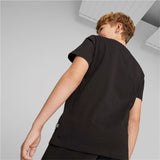 Child's Short Sleeve T-Shirt Puma Essentials+ Street Art Grap Black-2