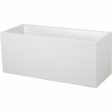 Planter EDA EDA Graphit White polypropylene Plastic 99,5 x 39 x 43 cm-0