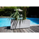 Planter EDA EDA Graphit White polypropylene Plastic 99,5 x 39 x 43 cm-2