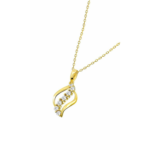 Ladies' Pendant Lotus HIN00084/43 Golden-0