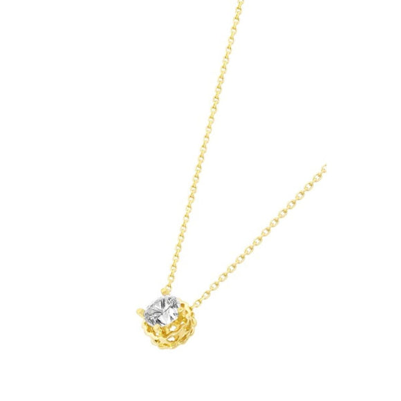 Ladies' Necklace Lotus HIN00058/43 Golden-0