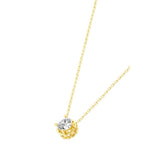Ladies' Necklace Lotus HIN00058/43 Golden-0