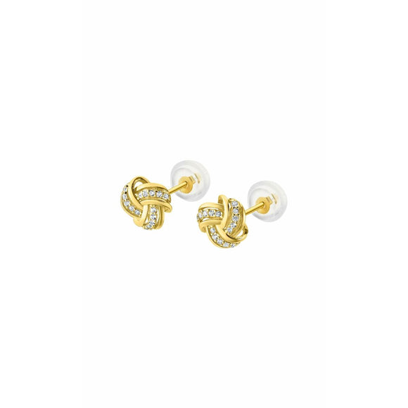 Ladies' Earrings Lotus HIN00208 Golden-0