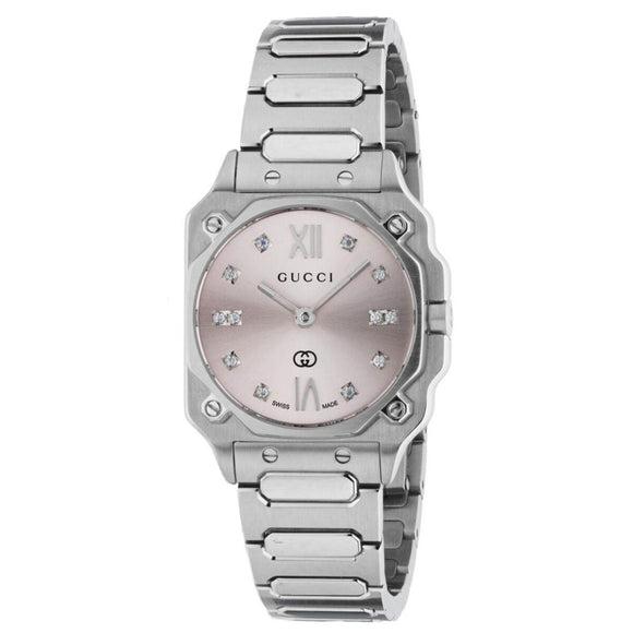 Ladies' Watch Gucci YA166501 Silver-0