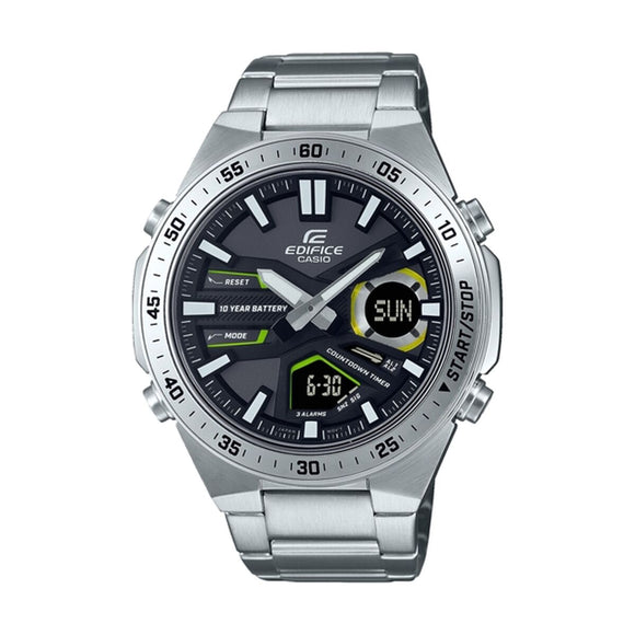 Men's Watch Casio EFV-C110D-1A3VEF Black Silver-0