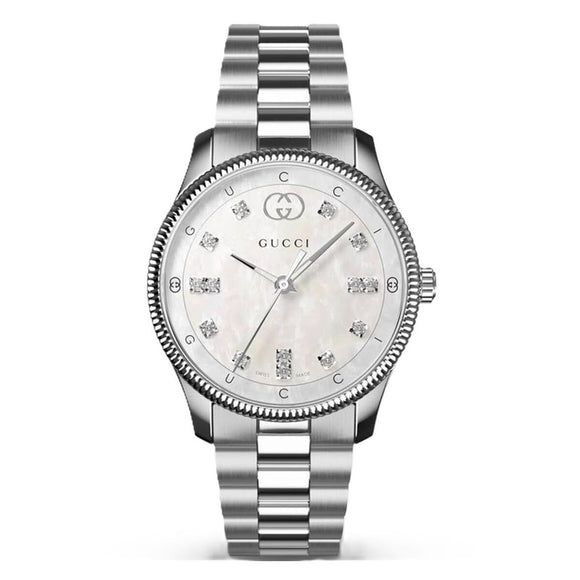Ladies' Watch Gucci YA1265064 Silver-0