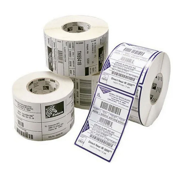 Printer Labels Zebra 880181-031D White Ø 25 mm Rectangular (25 Units)-0