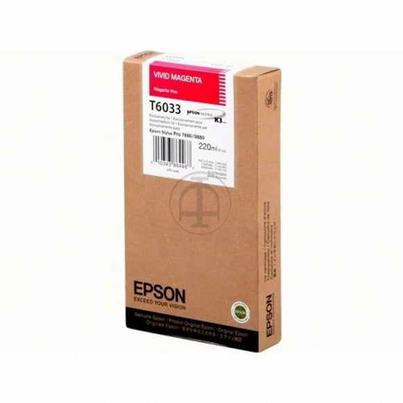 Original Ink Cartridge Epson C13T603300 Silver Magenta-0