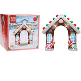 Christmas bauble Lifetime Multicolour Small house Sweets 290 x 70 x 270 cm Inflatable-0