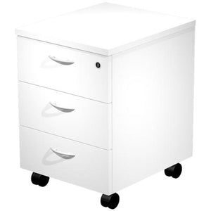 Chest of drawers Artexport Presto With wheels White Melamin 43 x 52 x 59,5 cm-0