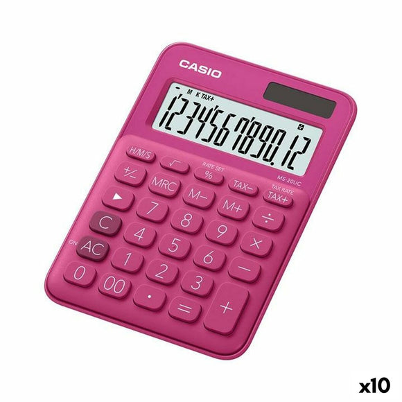 Calculator Casio MS-20UC Fuchsia 2,3 x 10,5 x 14,95 cm (10Units)-0