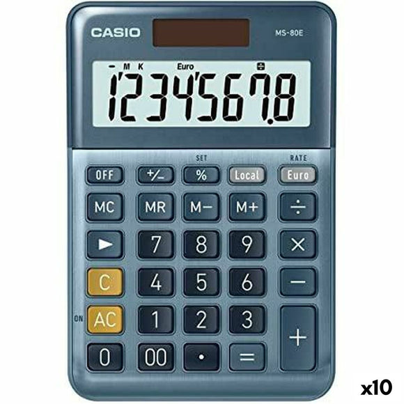 Calculator Casio MS-80E Blue (10Units)-0