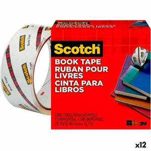 Adhesive Tape Scotch 38,1 mm x 13,7 m Transparent polypropylene (12 Units)-0