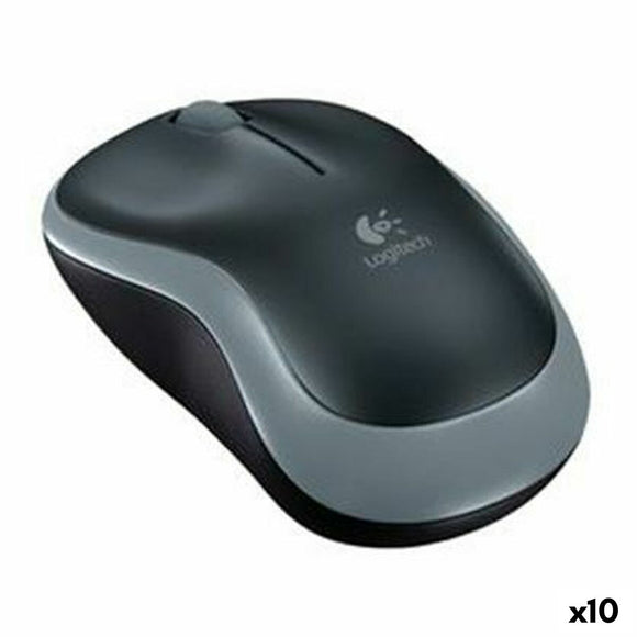 Wireless Mouse Logitech M185 Grey (10 Units)-0