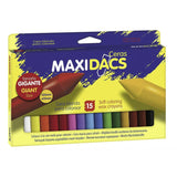 Coloured crayons Alpino Maxidacs Multicolour (24 Units)-1