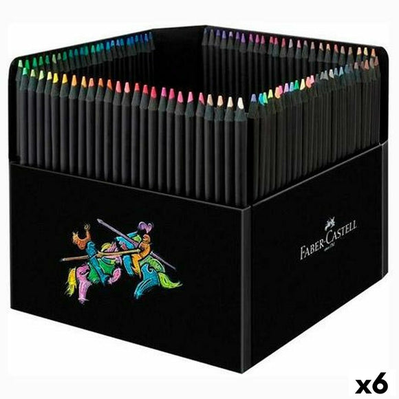 Colouring pencils Faber-Castell Black Edition Multicolour (6 Units)-0