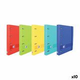 Ring binder Oxford Live & Go Multicolour A4+ (10 Units)-0