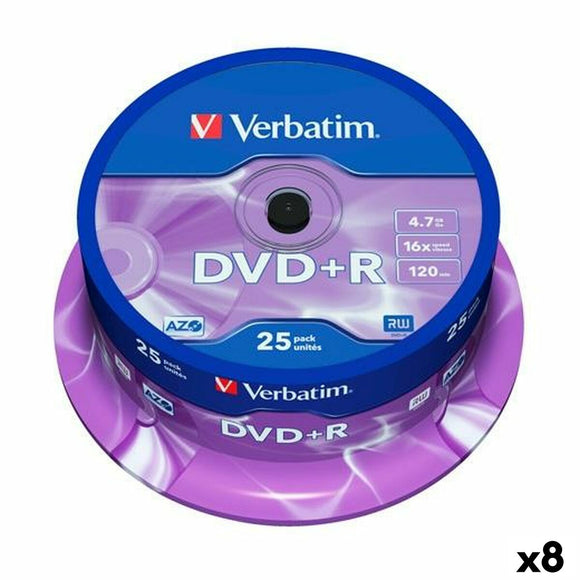 DVD+R Verbatim 4,7 GB 16x (8 Units)-0