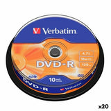 DVD-R Verbatim 4,7 GB 16x (20 Units)-0