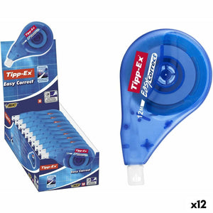 Correction Tape TIPP-EX Easy Correct 12 m 4,2 mm (12 Units)-0