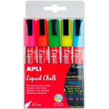 Liquid chalk marker Apli 5 Pieces (30 Units)-1