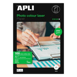 Glossy Photo Paper Apli Clour Laser A4 100 Sheets (9Units)-1