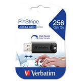 USB stick Verbatim PINSTRIPE Black 256 GB (10 Units)-1
