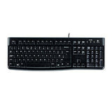 Keyboard Logitech K120 Black Spanish Qwerty (10 Units)-1