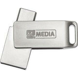 USB stick MyMedia HIGH SPEED DUAL Silver 128 GB (10 Units)-1