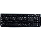 Keyboard Logitech K120 Black Spanish Qwerty (10 Units)-1