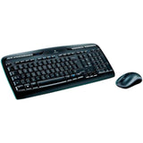 Keyboard and Mouse Logitech MK330 Black Spanish Qwerty (4 Units)-1