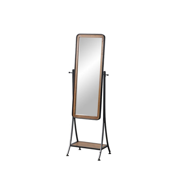 Dressing Mirror Black Natural 62 x 42 x 174 cm-0