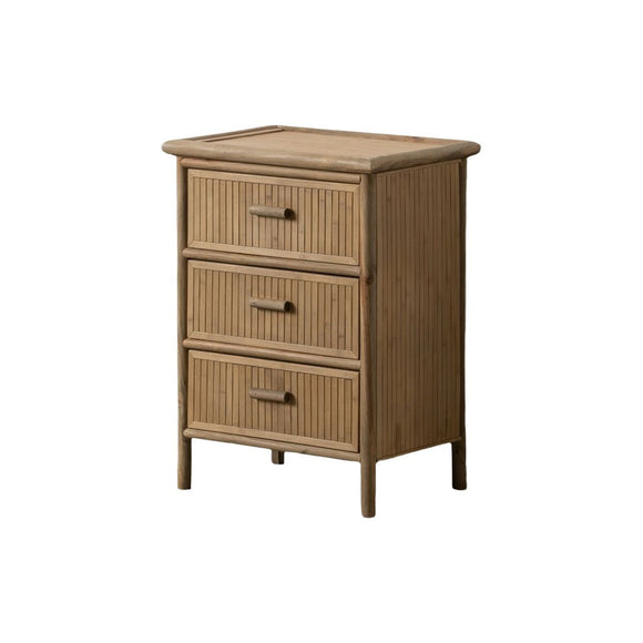 Nightstand Natural Bamboo 48 x 36 x 66 cm-0