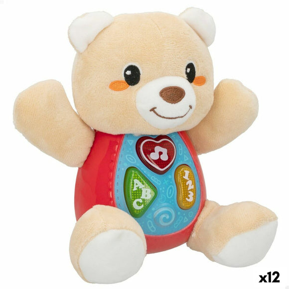Soft toy with sounds Winfun Bear 16,5 x 18 x 11,5 cm (12 Units)-0