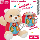 Soft toy with sounds Winfun Bear 16,5 x 18 x 11,5 cm (12 Units)-5