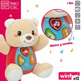 Soft toy with sounds Winfun Bear 16,5 x 18 x 11,5 cm (12 Units)-10