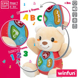 Soft toy with sounds Winfun Bear 16,5 x 18 x 11,5 cm (12 Units)-3