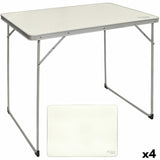 Folding Table Aktive White 80 x 70 x 60 cm (4 Units)-0