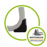 Folding Table Aktive White 80 x 70 x 60 cm (4 Units)-1