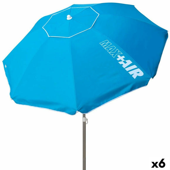 Sunshade Aktive Blue Steel 220 x 216 x 220 cm (6 Units)-0