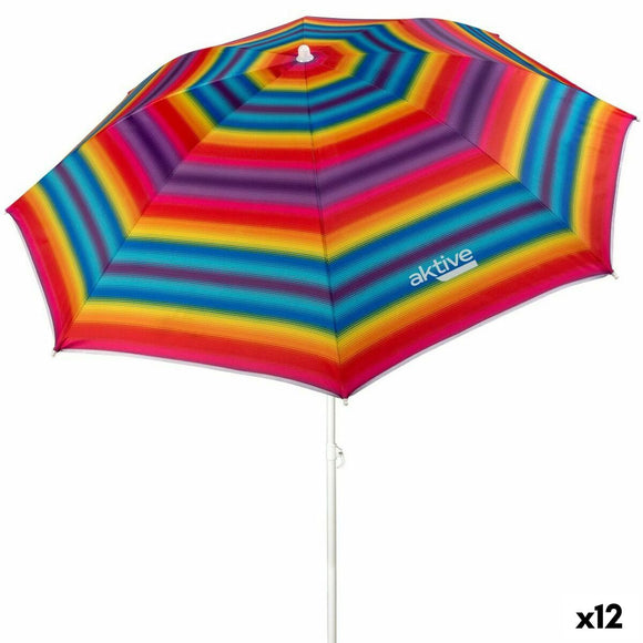 Umbrella Aktive Multicolour 180 x 185 x 180 cm (12 Units)-0