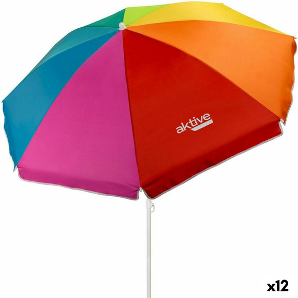 Umbrella Aktive Multicolour 180 x 185 x 180 cm 180 x 180 x 180 cm 180 x 189 x 180 cm (12 Units)-0