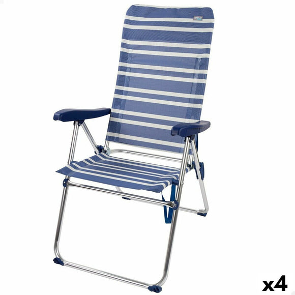 Folding Chair Aktive Mykonos 47 x 108 x 66 cm (4 Units)-0